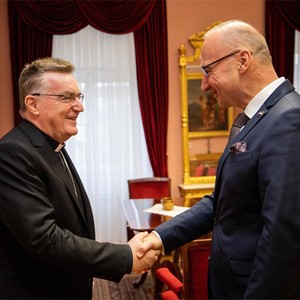 Kardinal Bozanić susreo se s ministrom Grlićem Radmanom